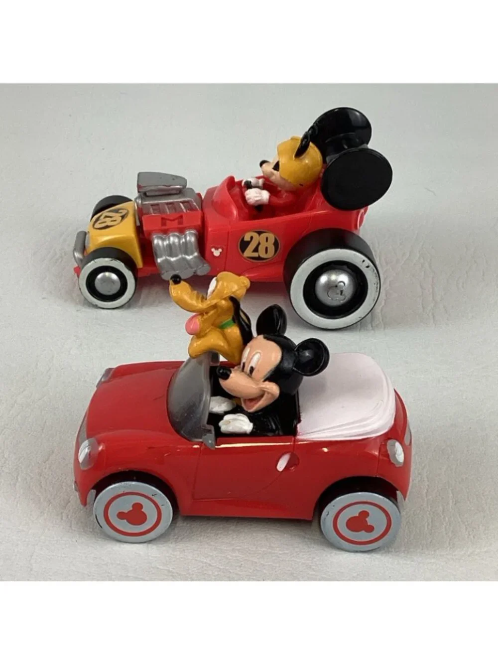 Disney Mickey Mouse Clubhouse Gas N Wash Portable Playset Roadster Racer Car Toy